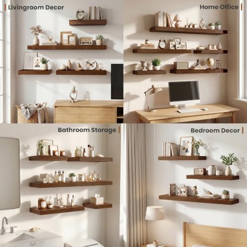 Vivelove Deep Floating Shelves 40x12” Set of 2 - Image 5