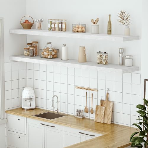 Vivelove Deep Floating Shelves 72x12” Set of 1 - Image 5