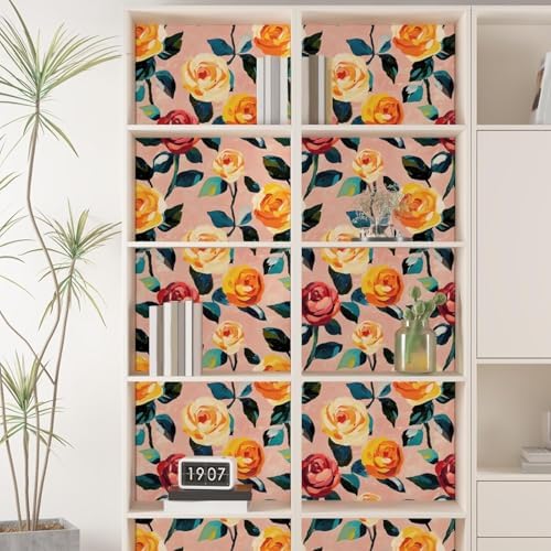 Laatse Watercolor Boho Floral Peel and Stick Wallpaper 17.5" 118" - Image 6