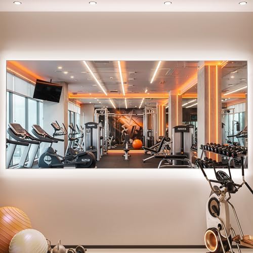 Hasipu 95''x 40'' Home Gym Mirror by Whatssuitableisthebest