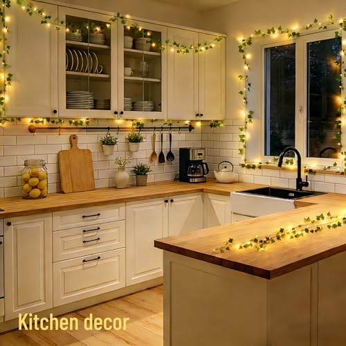 JMEXSUSS 100 LED Vines with Lights Plug in, 33 FT - Image 4