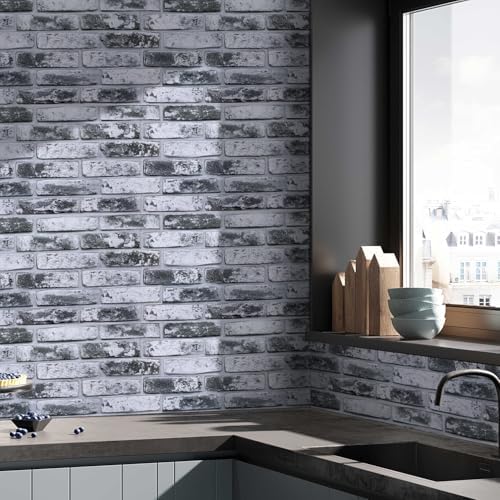 COMSTICKC 3D Faux Brick Wall Panels Peel and Stick - Image 6