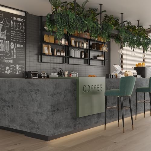 BAYYA Concrete Wallpaper Peel and Stick Wall Paper - Image 6