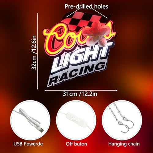 Crs Racing Neon Signs for Wall Decor Crs Banquet Neon Lights for Bedroom Led - Image 4