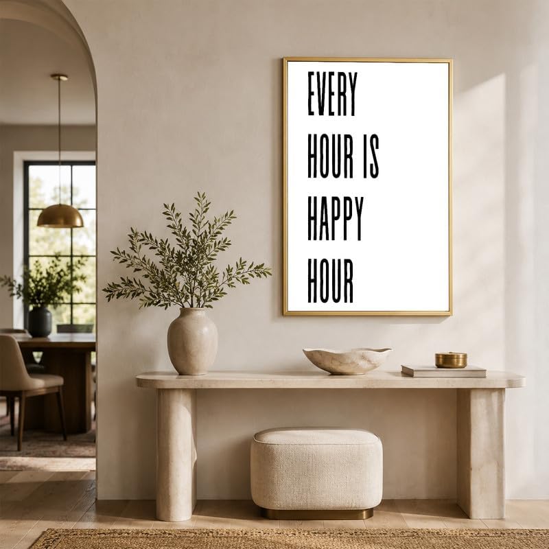 InkFlow Posters Every Hour Happy Hour Canvas Poster - Image 5