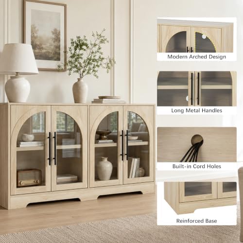 55" Sideboard Buffet Cabinet - Image 4