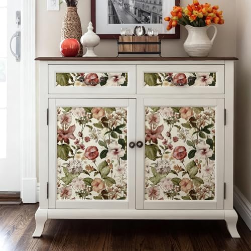 Jeweluck Vintage Floral Peel and Stick Wallpaper - Image 3