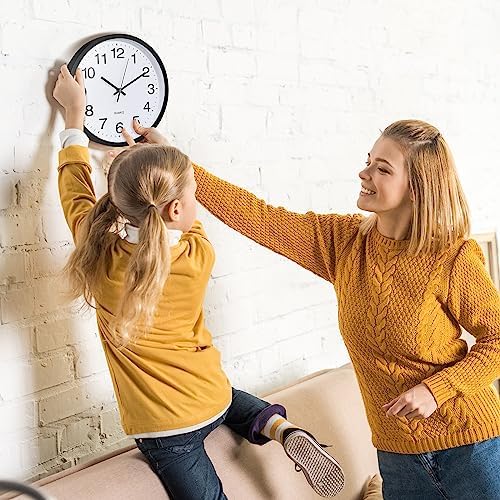 Inbagi 8 Pcs Wall Clock Bulk Silent - Image 3