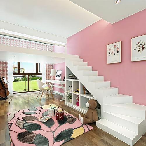 practicalWs Pink Self-Adhesive Wallpaper Film Stick Paper Easy to Apply - Image 4