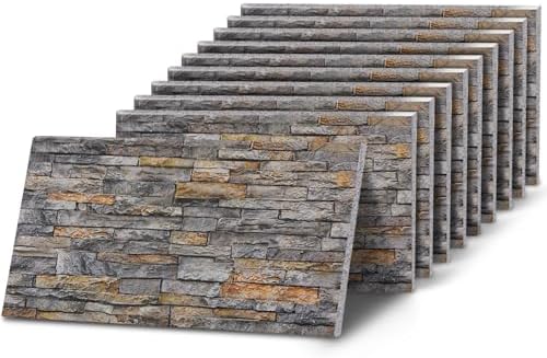 K&B Panels 3D Wall Panels, Slate Effect Styrofoam Wall Panelling Kit, by Unknown