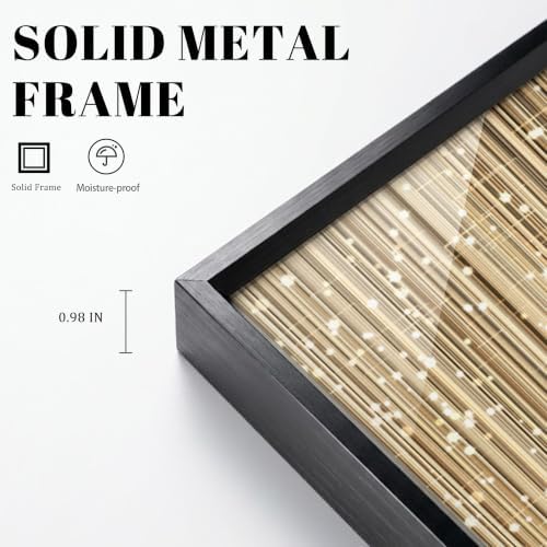 Framed Long Narrow Vertical Abstract Line 2 Piece Wall Art - Image 5