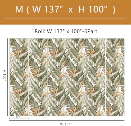 Green Banana Leaf Wallpaper Peel and Stick - Image 4