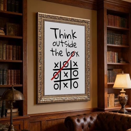 BAOGELI Think Outside The Box Poster Motivational Quotes - Image 3