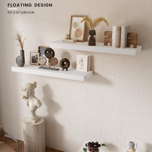 Vivelove Wooden Floating Shelves - Image 5