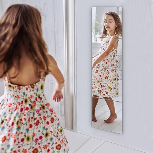 Unbreakable Wall Full Length Mirror Tiles, Long Mirrors - Image 3