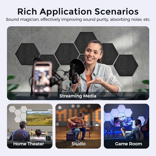 Self-Adhesive Acoustic Panels, 2nd Generation Sound Absorbing Panel, - Image 6