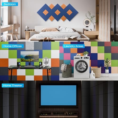 12 Pack Self-Adhesive Sound Proof Foam Panels - Image 6
