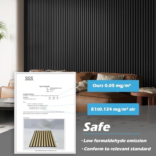 Art3d 48 x 24 in Fluted Soundproof Wood Slat Wall Panel - Image 5