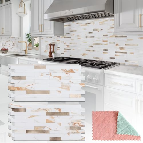 StyloVue 20 Sheets Peel and Stick Backsplash by StyloVue