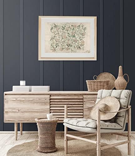 NextWall Faux Board and Batten Peel and Stick Wallpaper - Image 4
