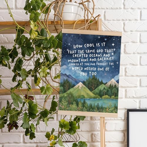 DNEULYR Inspirational Wall Decor, How Cool is It That the Same God Wall Art - Image 4