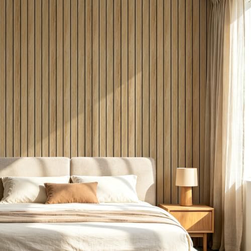 Peel and Stick Wood Wall Panels, 20 Pack, 3D Textured Faux Wood Grain - Image 4