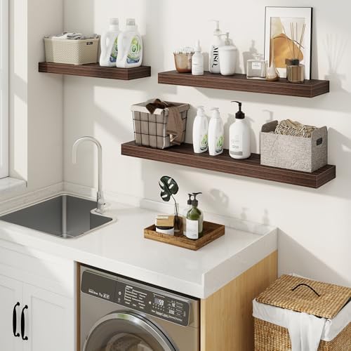 Floating Shelves for Wall, Wall Mounted Wood Shelves - Image 4