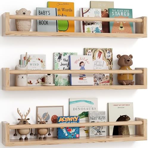 G&W Gruwald Nursery Book Shelves, Wall Bookshelf, Book Shelf by G%26W+Gruwald