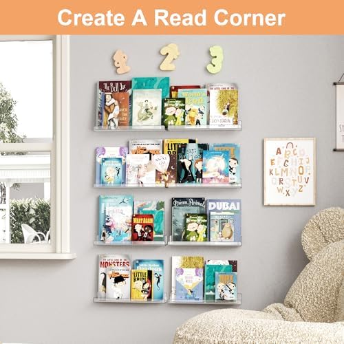 upsimples 10 Pcs 15" Acrylic Shelves - Image 6