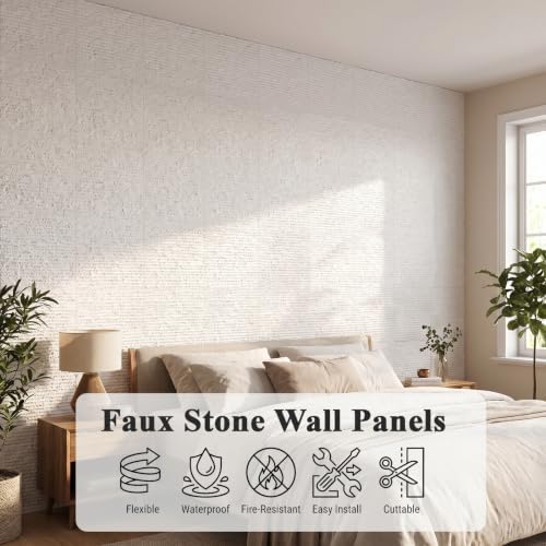 GLSLAND 3D Faux Stone Wall Panels - Image 2