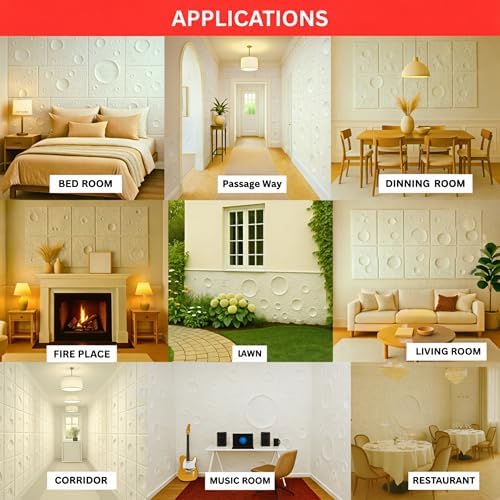 Walls of Luxury 3D Faux Stone Wall Panels, Lunar White, Lightweight PU - Image 5