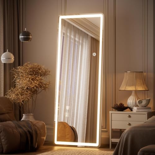 LED Full Length Mirror by Unknown
