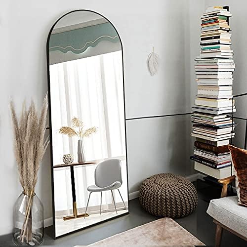 OGCAU 64"x21" Arched Full Length Mirror, Floor Full Body Mirror by OGCAU
