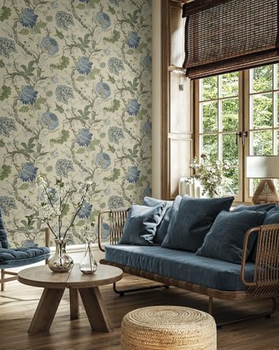 NextWall Harry & Grace Jacobean Trail Premium Matte Non-Woven Peel and Stick - Image 2