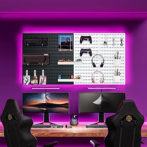 Pegboard Combination Kit for Wall Organizer, Wall Mounted Peg Board Kits for - Image 6
