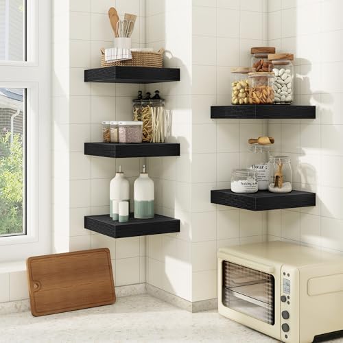 Floating Shelves for Wall, Wall Mounted Wood Shelves - Image 2