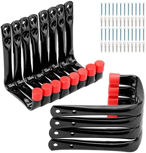 12 Pack Garage Hooks, 3.5Inch Utility Hooks, Heavy Duty Garage Storage Wall by Whrsinlor