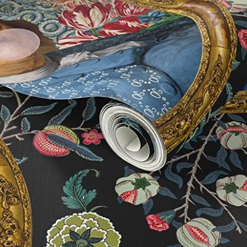 Spoonflower Ben Franklin Peel and Stick Removable Wallpaper - Image 2
