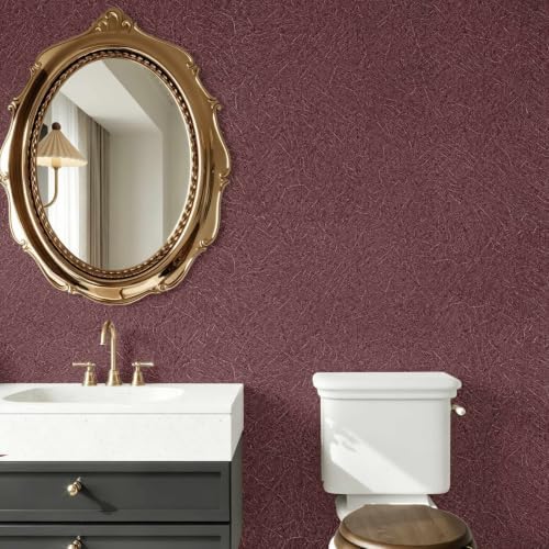 Dark Red Peel and Stick Self Adhesive Wallpaper Countertop Contact Paper - Image 3