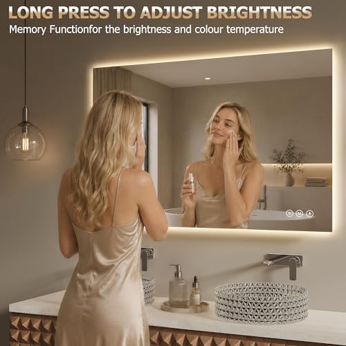 48"X30" LED Bathroom Mirror - Image 3