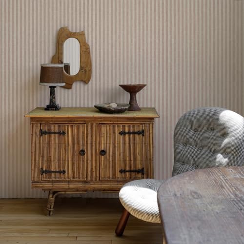 Tempaper x Jeremiah Brent Charles Street Stripe Textured Removable Peel and - Image 4