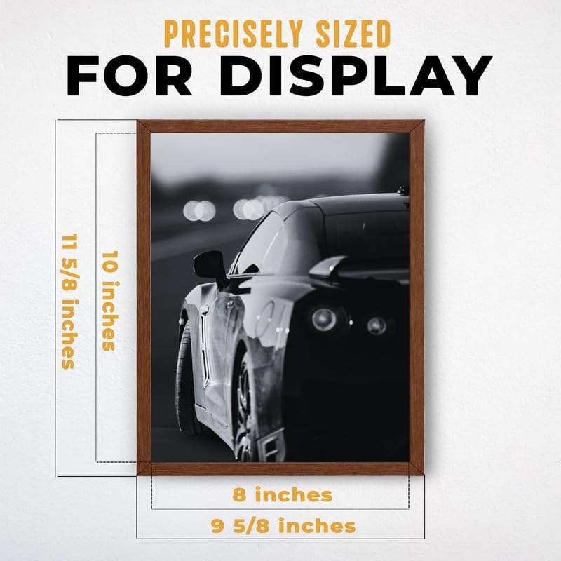 InkFlow Posters Brown & White Automotive Canvas Poster - Image 3