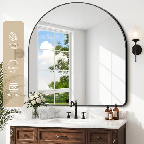 GLASHOM Arched Bathroom Vanity Mirror - Image 2