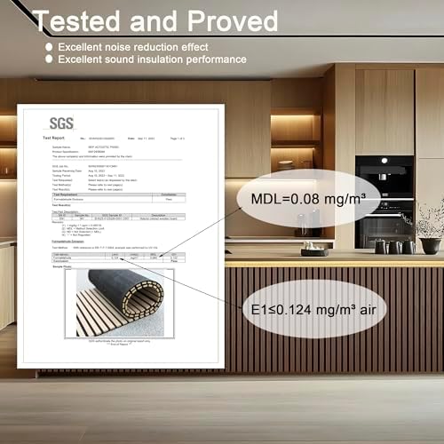 Acoustic Wood Panels for Wall, 3D Flexible Fluted Sound Slat Panel - Image 4
