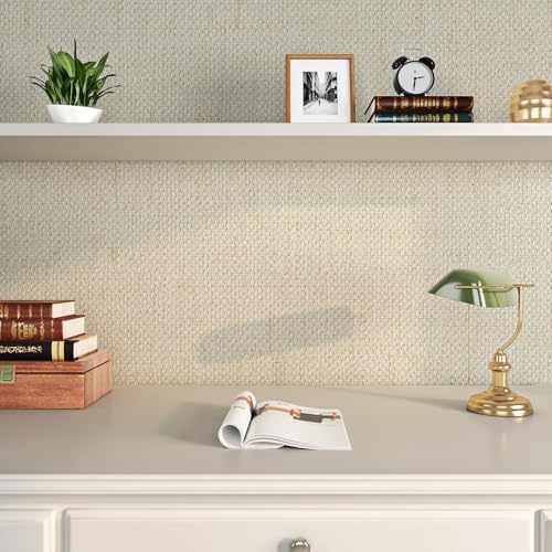 Livelynine Neutral Textured Wallpaper Peel and Stick Wall Paper - Image 4