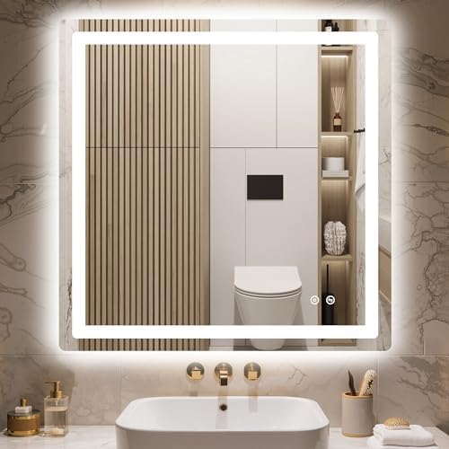 Delma 30x30 LED Bathroom Vanity Mirror by Delma