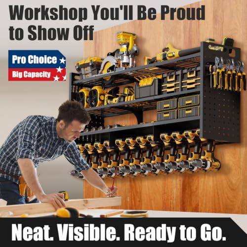 Large 49'' Wide Power Tool Organizer Wall Mount - Image 6