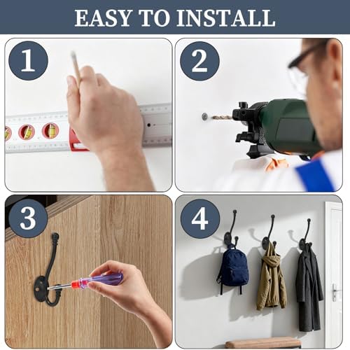 CBWLWJ 10 Pack Heavy Duty Wall Hooks - Image 7