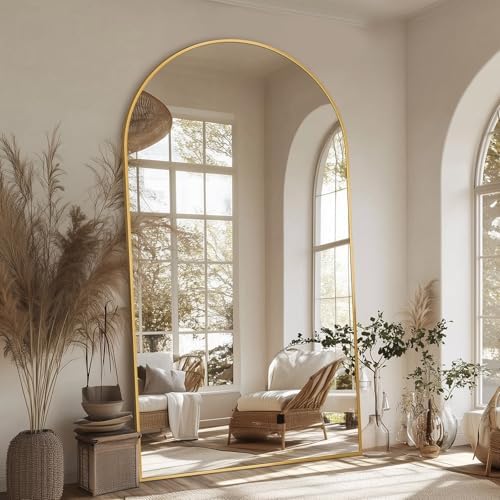 Antok 82" x44” Arched Full Length Mirror, Floor Mirror - Image 2