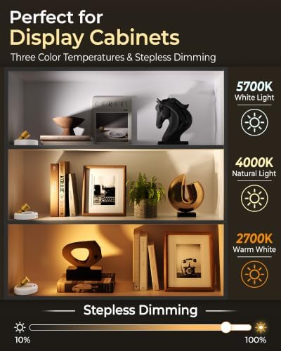 EZVALO Spotlight Indoor, Rechargeable Battery Picture Lights, Wireless Uplights - Image 4